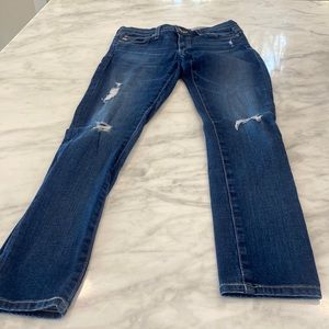 AG-ED DENIM. THE LEGGING ANKLE SUPER SKINNY JEANS.